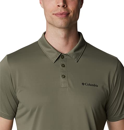 Image of Columbia Men's Solid Regular Fit Hike Polo