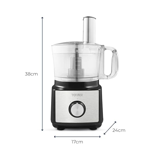 Tower T18008BLK 750W Food Processor & Blender with 2L Bowl - Image 6