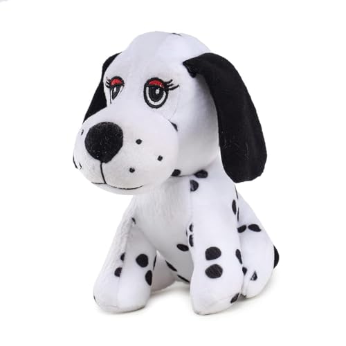 Image of Soft Animal Plush Dalmatian Dog Toy 20cm, White