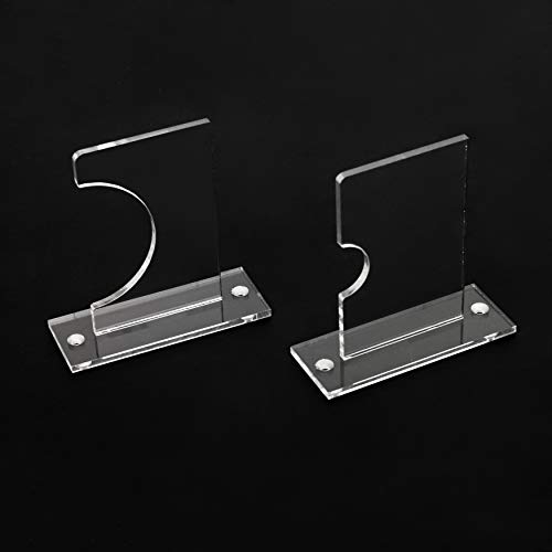 Baseball Bat Wall Mount For Horizontal Display - Sturdy Acrylic Bat Holder - Fits Any Baseball Or Softball Bat (Hardware Included) Easy To Install #TOP6