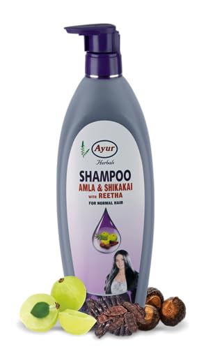 AYUR HERBALS SHAMPOO AMLA &SHIKAKAI WITH REETHA 500ML