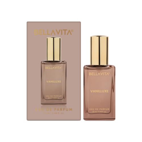 Image of BELLAVITA Vanilluxe | Long Lasting | 20ml | Perfume for Man |Unisex Perfume | Cedarwood, Jasmine | Musky, Floral, Vanilla Premium Fragrance
