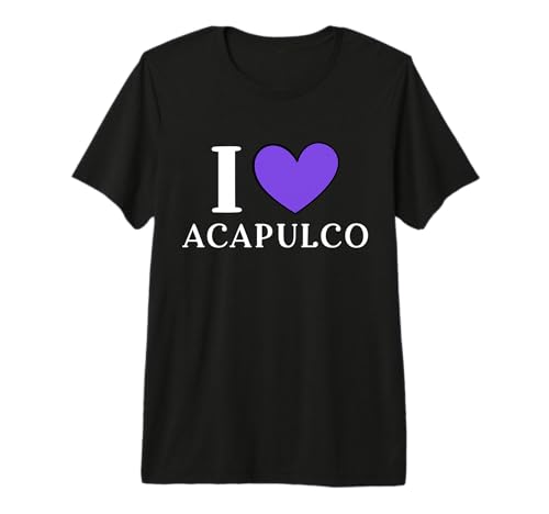 I Love Acapulco Mexico Vacation Premium T-Shirt