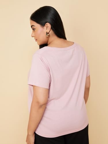 Image of Max Plus Size Women Solid T-Shirt