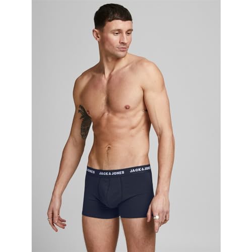 JACK & JONES Mens Jacsolid Trunks 10 Packs NoosBoxer Shorts2