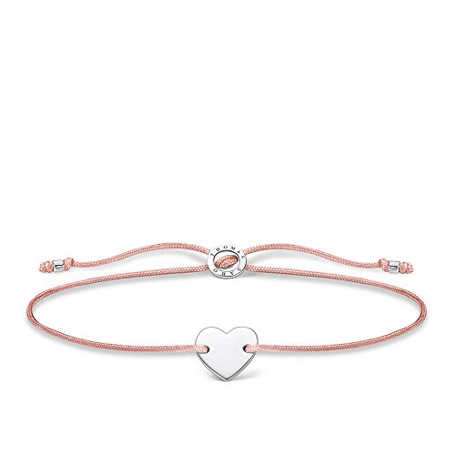 Thomas Sabo Pulsera Corazón acabada a mano en plata premium con brillo eterno