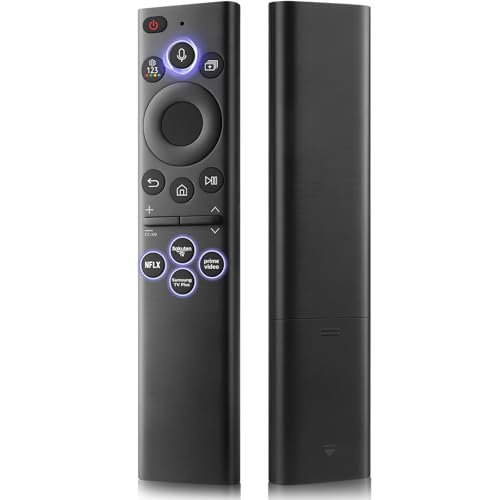 Télécommande-vocale-pour-Samsung-Smart-TV, Universelle BN59-01385A Telecommande-pour-Samsung-TV - Crystal UHD Neo QLED Micro Monitor Frame Series