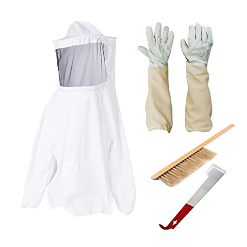 Kisbeibi 4-teiliger Imkeranzug,Unisex,Professioneller Imkeranzug mit Schleier,Imkerjacke,Bienen-Outfit,Imker-Schutzanzug… – Bild 3