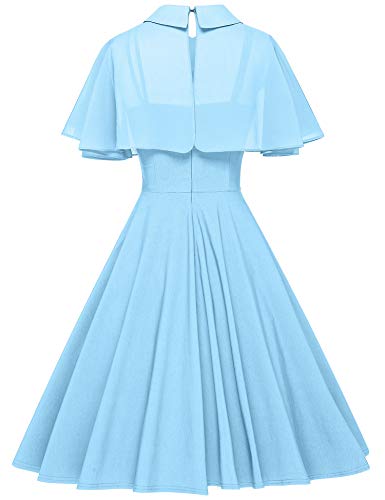 Image of GownTown Women's 1950s Cloak Two-Piece Cocktail Dress