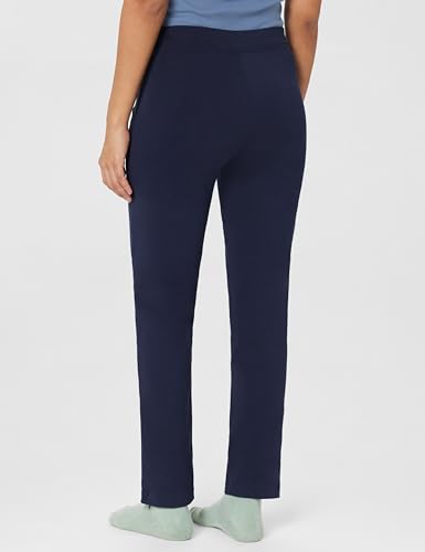 Image of Van Heusen Women's Cotton Lounge Pants | Drawstrings & Side Pockets | Cotton Stretch | Smart Tech Finish| Everyday Pyjamas | At Home Pyjamas | Style 55303
