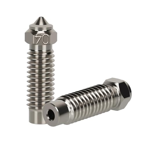 Image of 10pcs for ELEGOO Neptune 4 Plus /4 Max Copper Plated Nozzles 3D Printer Parts 1.75mm Nozzle for elegoo Neptune 4max 4 Plus(Hard Steel,10pcs 10pcs 1.0mm)