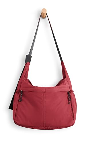 Image of ODODOS 20L Crossbody Tote Bag Large Capacity Lightweight Hobo Shoulder Sling Bags for Gym Shopping Beach Travel