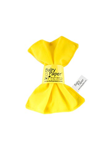 Image of Baby Paper Crinkly Baby Toy (Yellow)