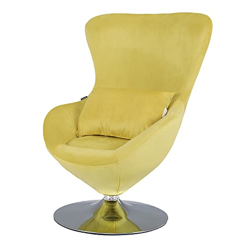 Mingone Cocktailsessel Sessel Lounge Modern Drehsessel aus Samt Einzelstuhl...