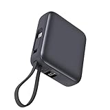 Batterie externe de 10 000 mAh avec double câble intégré (22,5 W)