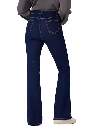 CIDER Women Stretchy Flare Leg Jeans Fashion Denim Pants2