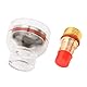 Fafeicy WP Schweißbrenner-Kit-Zubehör, WP-Brenner Gaslinse Spannzange Glasbecher für WP-17/18/26 Argon-Lichtbogenschweißen, Geeignet für 2,4 mm Wolframnadeln (2,4 mm)