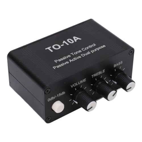 Mini Stereo Audio Vorverstärker NE5532 DC 12V mit Bass und Höhenregelung Kompatibel Mit Allen Audio Geräten Einfache Plug and Play Installation Für Kopfhörer und Lautsprecher