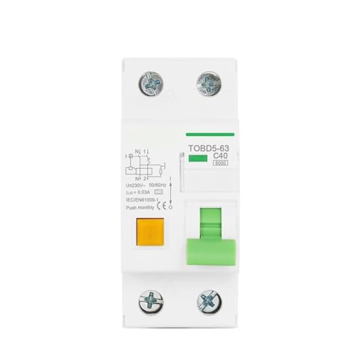 Diferencial magnetotérmico tipo A 1P+N 16A 6KA contra sobrecorriente