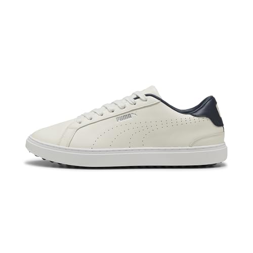Puma Golf Classic G, Warm White-DEEP Navy, 11
