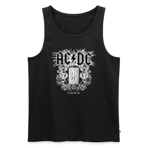 AC/DC débardeur bio homme t-shirt sans manches rock avec logo imprimé