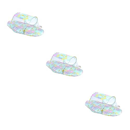 Toyvian 3 Pçs Rede De Bebê Para Bebê Dobrável Berço Rede De Cama De Bebê Criança Forma Cortina De Ca