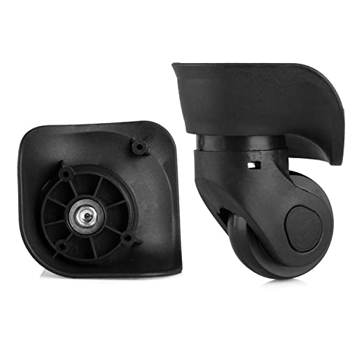 スーツケース交換用キャスター スーツケースホイール 車輪 修理 交換部品 キャリーバックタイヤ 切り替え補修用 360度回転 交換ホイール(041-1# 2個セット)