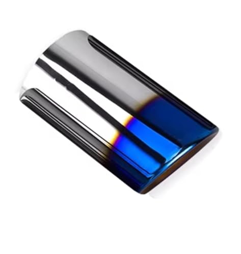 Tuyau échappement VW Golf anticorrosion en acier inox bleu 76mm