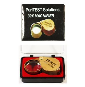 Puritest Complete Metals Testing Kit With Digital Scale, 2 Stones, File, And Gold 30X Loupe #TOP2