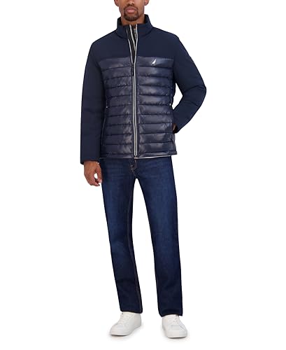 Image of Nautica Men's Lightweight Softshell Jacket - Bonded Fleece Lining, Regular, Big & Tall Sizes
