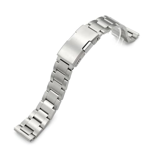 Bracelet Titane 20mm Super-O2 MiLTAT avec Fermoir Slinea brossé haut de gamme
