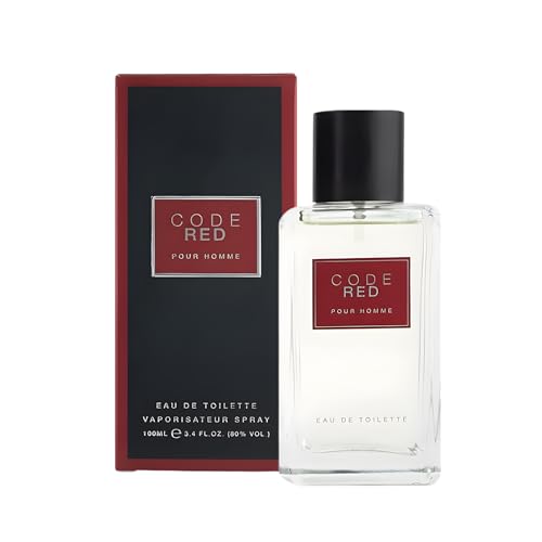 Code Red Eau de Toilette for Men 100 ml: Woody Aromatic Fragrance Inspired by A. Colonia Club, Fresh Citrus Scent, Long Lasting Mens Perfume, Luxury Designer Fragrance Gift for Him by Laurelle London