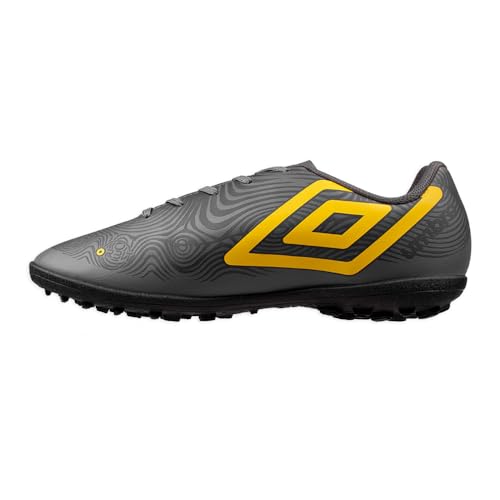 Chuteira Society, Orbit, Umbro, Masculina, Grafite/Amarelo/Preto, 39