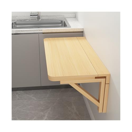 Table pliante murale blanche en bois pour comptoir de cuisine - 4