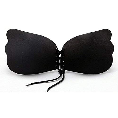 nitevo Invisible Bra Silicone Gel Self-Adhesive Stick On Push Up Bra Strapless Women's Bra, Padded Strapless Bra (Multi-Colored : Free Size) Multicolour-picture-14