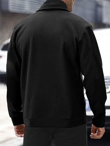 Image of Noble Monk Men's Regular Fit Solid Sweatshirt | Cargo Pocket | Full Sleeve |Stylish Sweatshirt for Men