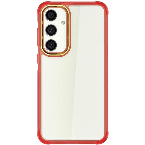 Image of Ghostek Covert Clear Samsung Galaxy S24 Plus Case with Military Grade Shockproof Protection, Non-Slip Grip, Protective Silicone Phone Cover Designed for 2024 Galaxy S24+ (6.7 inch) (Pink)