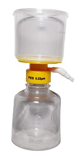 250ml 【トビ】 真空ろ過システム、0.22μm PES膜、目盛り付き、滅菌(6システム/ケース)