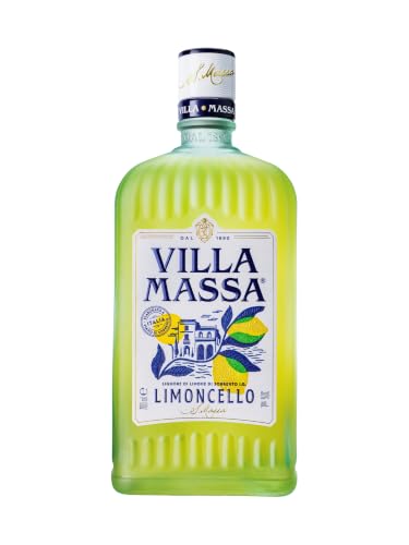 Villa Massa Limoncello – Licor de Limón de Sorrento I.G.P. – Receta Tradicional Italiana – Botella de 700 ml