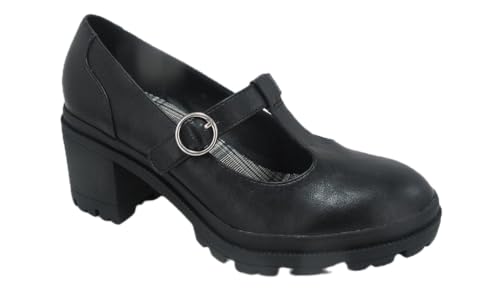 Jellypop Women's Jam Heeled Mary Jane Pumps2