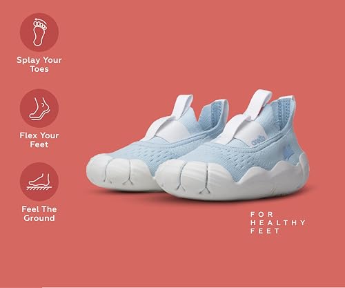 Image of ARETTO Leaps, Kids Everyday Wear Shoes, Size S5 | EU 32, 33, 34 | Age 5-8 Years | Breezy Blue