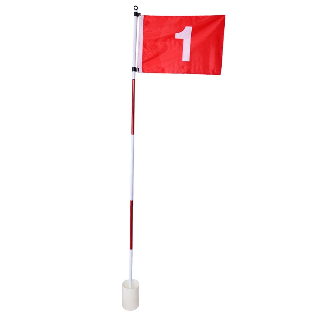 Hinterhof Praxis Golf Loch Pole Flag Cup
