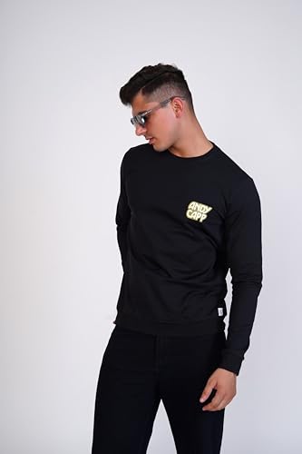 Image of Royaltail Men's Cotton Regular Fit Full Sleeves Pullover Printed Sweatshirts