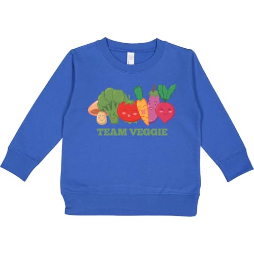 inktastic Team Veggie Toddler Sweatshirt 5-6 Royal 2f2e3