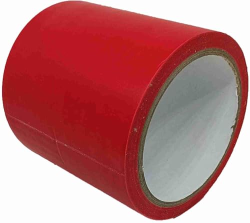 Image of Red Vastu Tape 4 Inch x 25 Meter - Vastu Dosha Correction Tape for Toilet Seat, Negative Entrance, Energy Zone Balancing | Vastu Shastra Remedy for Home & Office