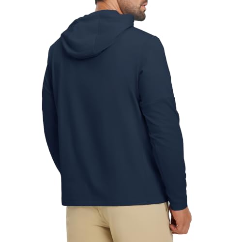 Image of M MAELREG Hoodies for Men Golf Fleece Hooded Sweatshirts Dry Fit Athletic Lightweight Casual Midlayer Mens Hoodies Pullover