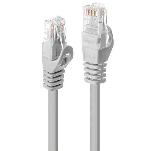 LINDY Cable de Red RĂgido UTP CategorĂa 6 48164 3 m Gris 1 unidad