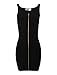 Tom's Ware Women Slim Fit Zip Up Bodycon Mini Dress TWCWD079-BLACK-US M