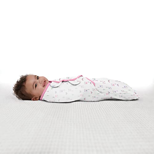 Image of SwaddleMe Original Swaddle - Size Small /Medium, 0-3 Months, 1-Pack (Lil Llamas) Easy to Use Newborn Swaddle Wrap Keeps Baby Cozy and Secure and Helps Prevent Startle Reflex