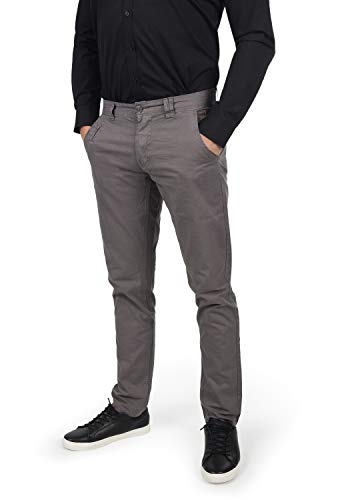 Blend Tromp Herren Chino Hose Stoffhose Aus 100% Baumwolle Regular Fit, Größe:W32/32, Farbe:Granite (70147)